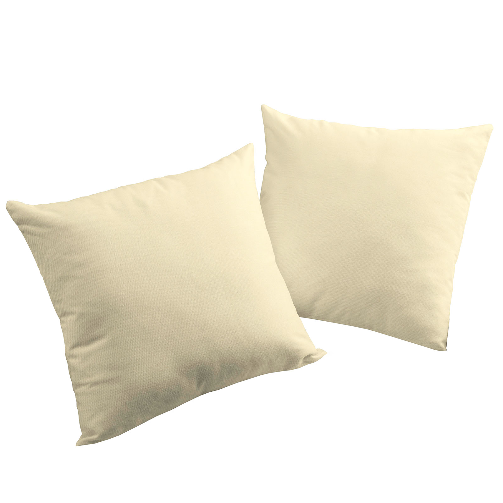 2er Pack Kissenhüllen WIRTHNATUR - beige - 40x40 cm