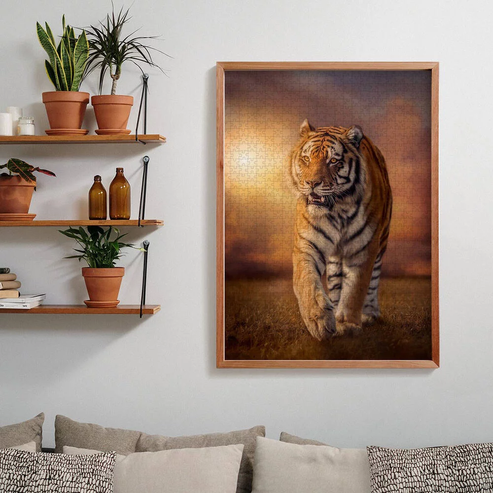 HIGH  QUALITY -  PUZZLE 1500 PIECES TIGER