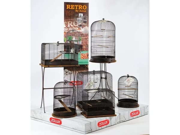 Zolux Celestine Retro Cage for Birds Col. Dark Brown