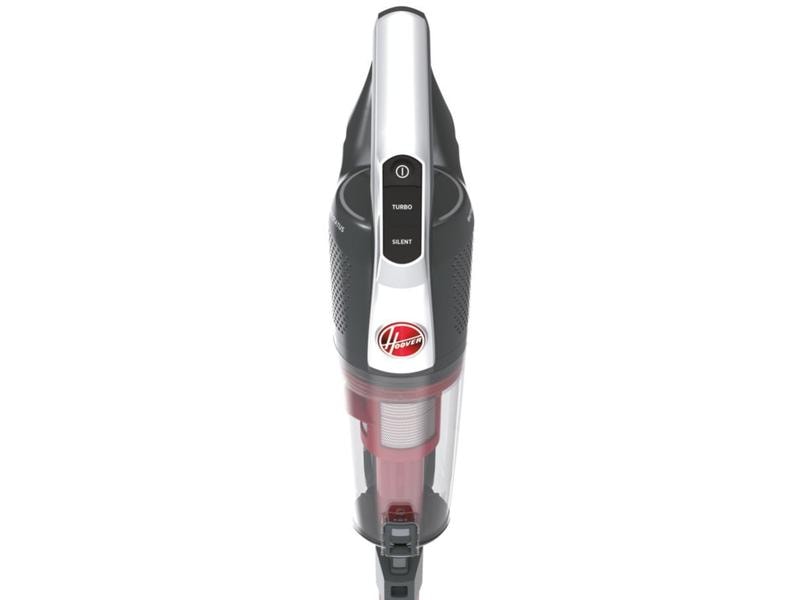 Hoover Akku-Hand- und Stielsauger HF522STH 011 Grau/Rot Kompakter Besenstaubsauger ohne Kabel