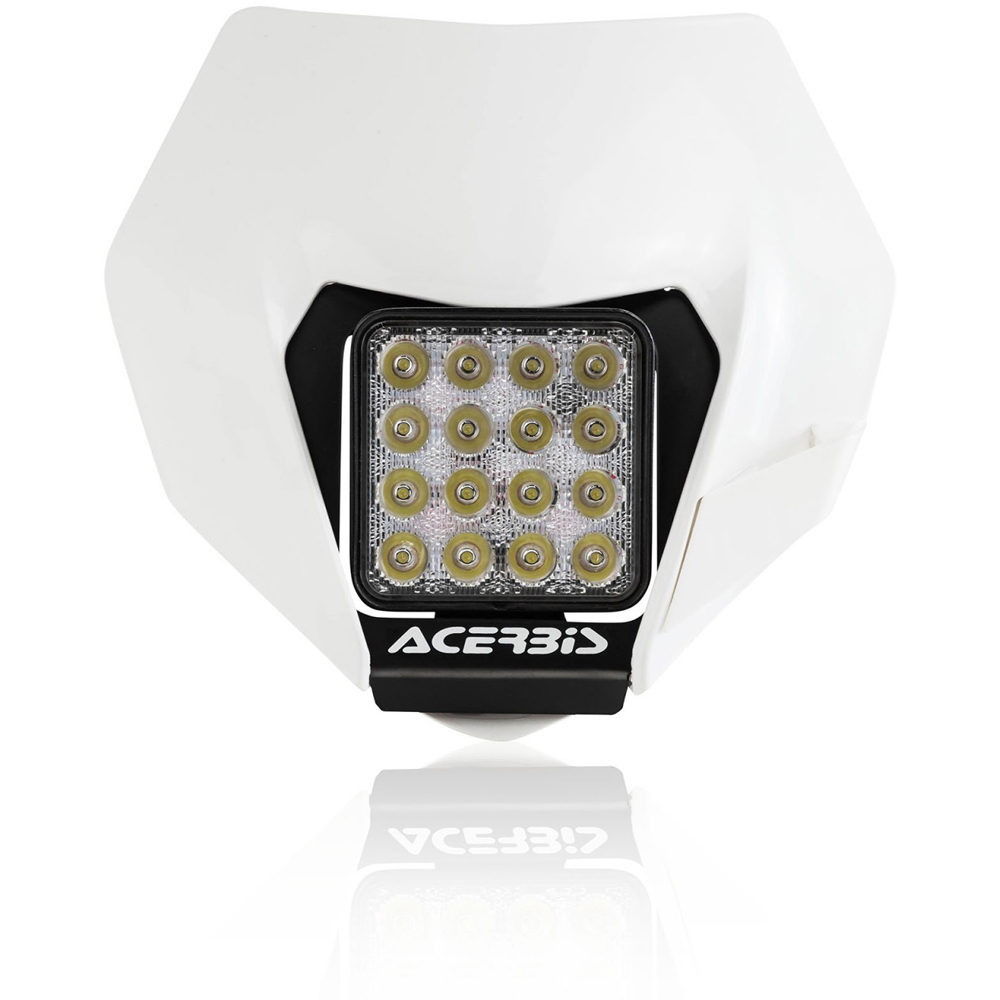Acerbis - Plaque phare VSL Fit All Blanc