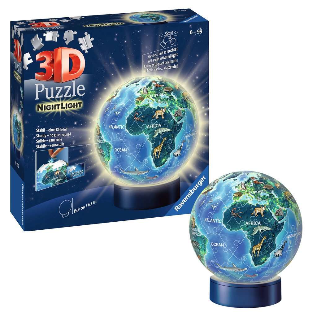 Ravensburger Spiel Nachtlicht Erde bei Nacht