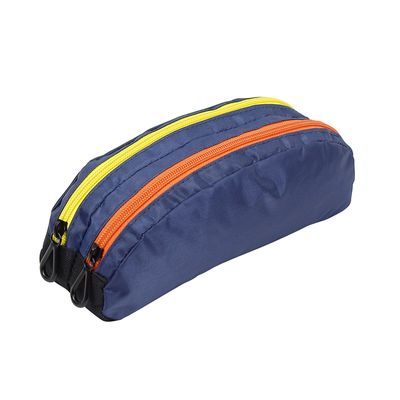 Trousse demi-lune Genius Double - 2 compartiments - 4 coloris disponibles - Viquel