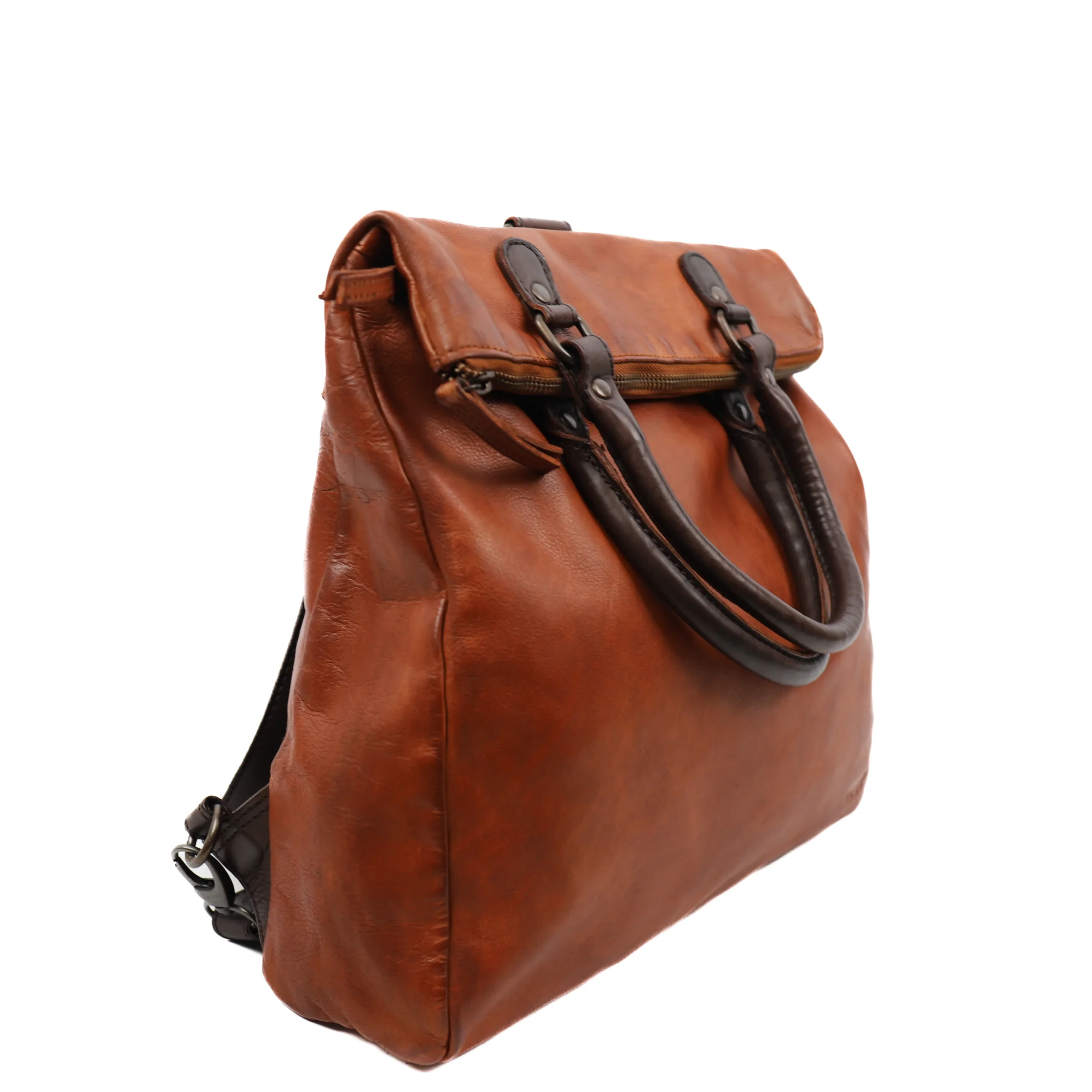 Bear Design Cow Lavato Hand-/ Schouder-/ Rugzak Evi Cognac/ Bruin CL43891