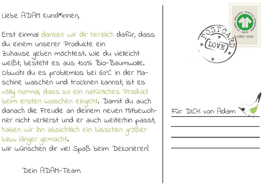Adam Vorhang »Uni Collection light« Kräuselband 1 Stk. tlg. aus 100% Bio-Baumwolle