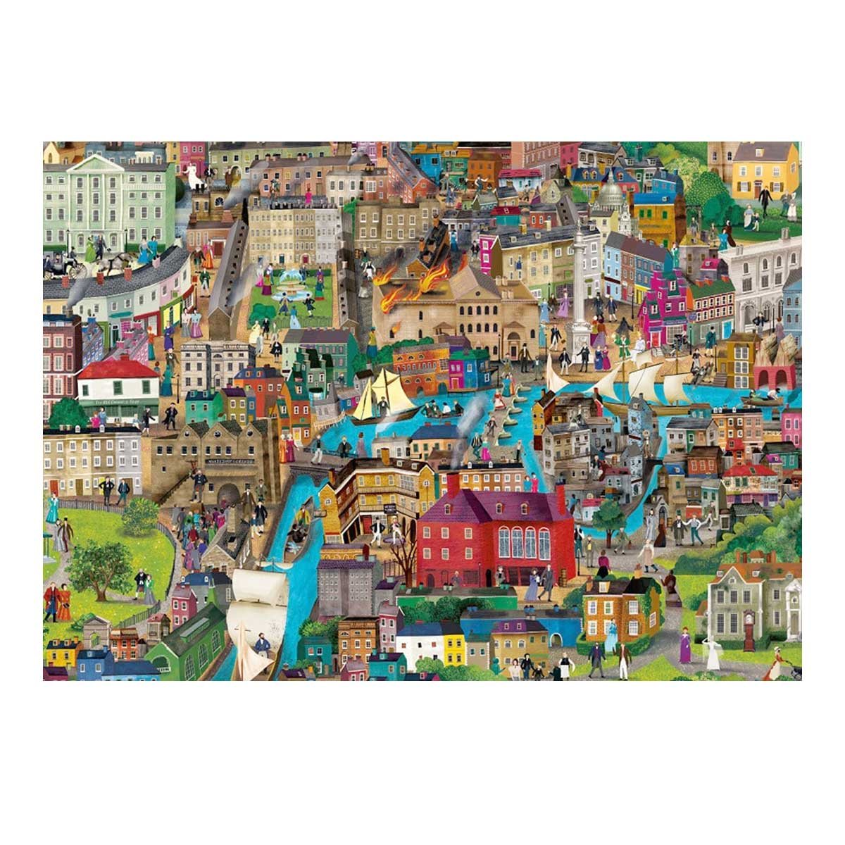 World Of Charles Dickens 1000 Piece Jigsaw Puzzle: A Jigsaw Puzzle with 70 Characters to Find