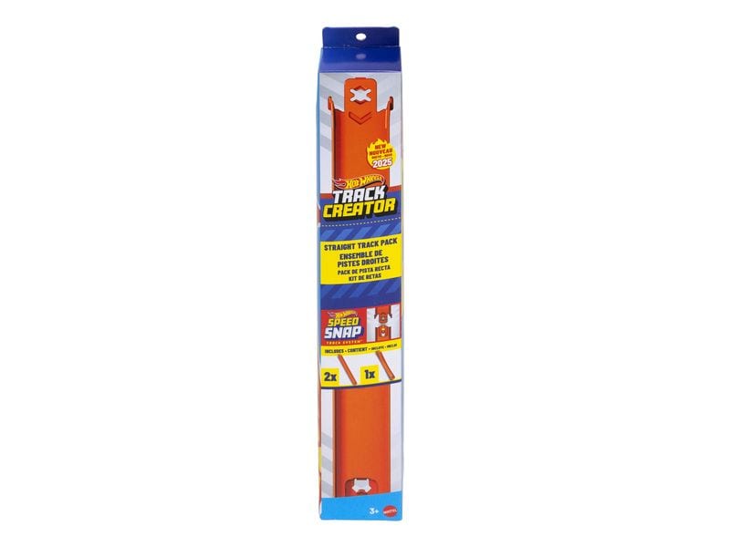 Hot Wheels Track Creator Straight Track-Schnellstecksystem und 2 Adapter