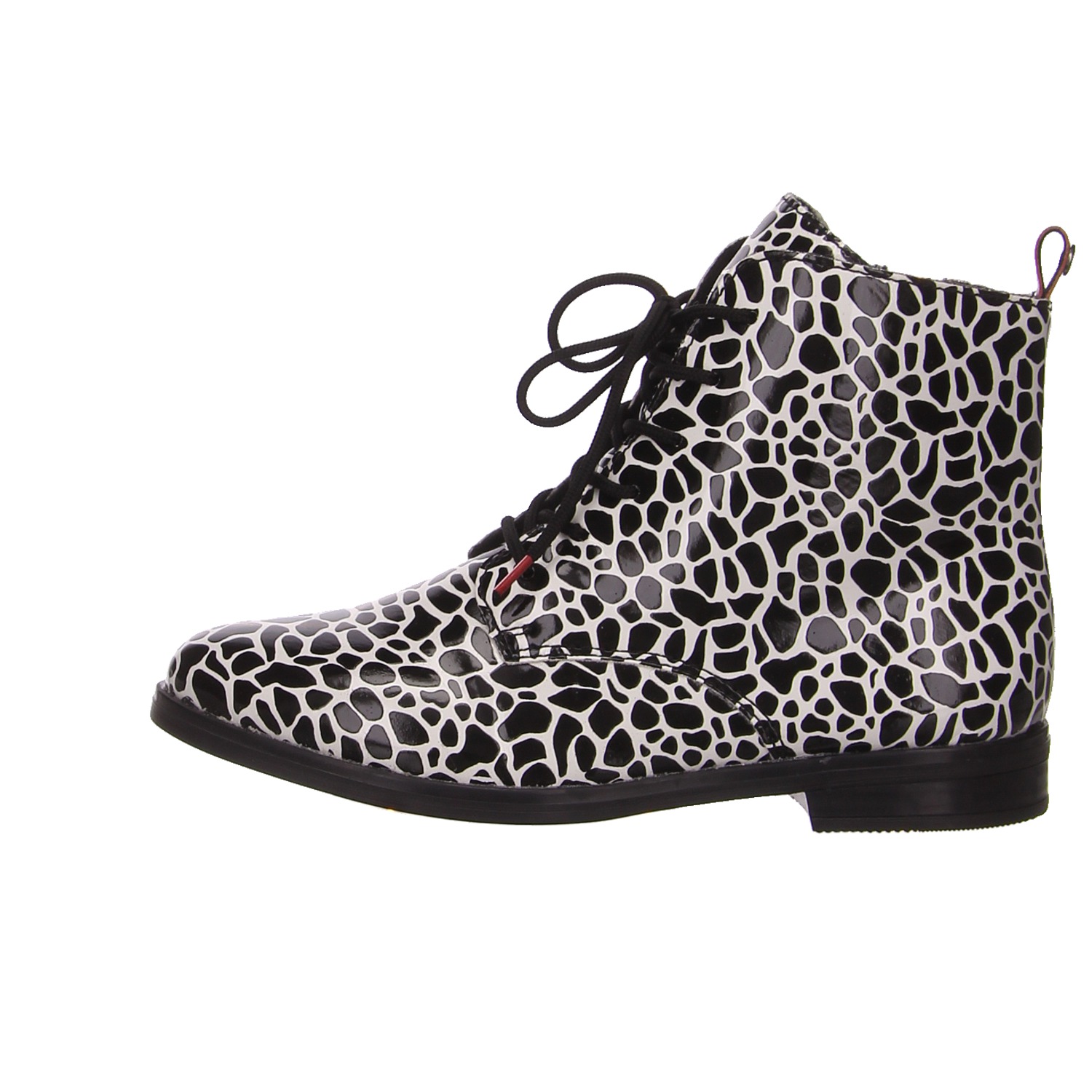 Rieker Stiefeletten schw./weiß weiss/weiss kombi
