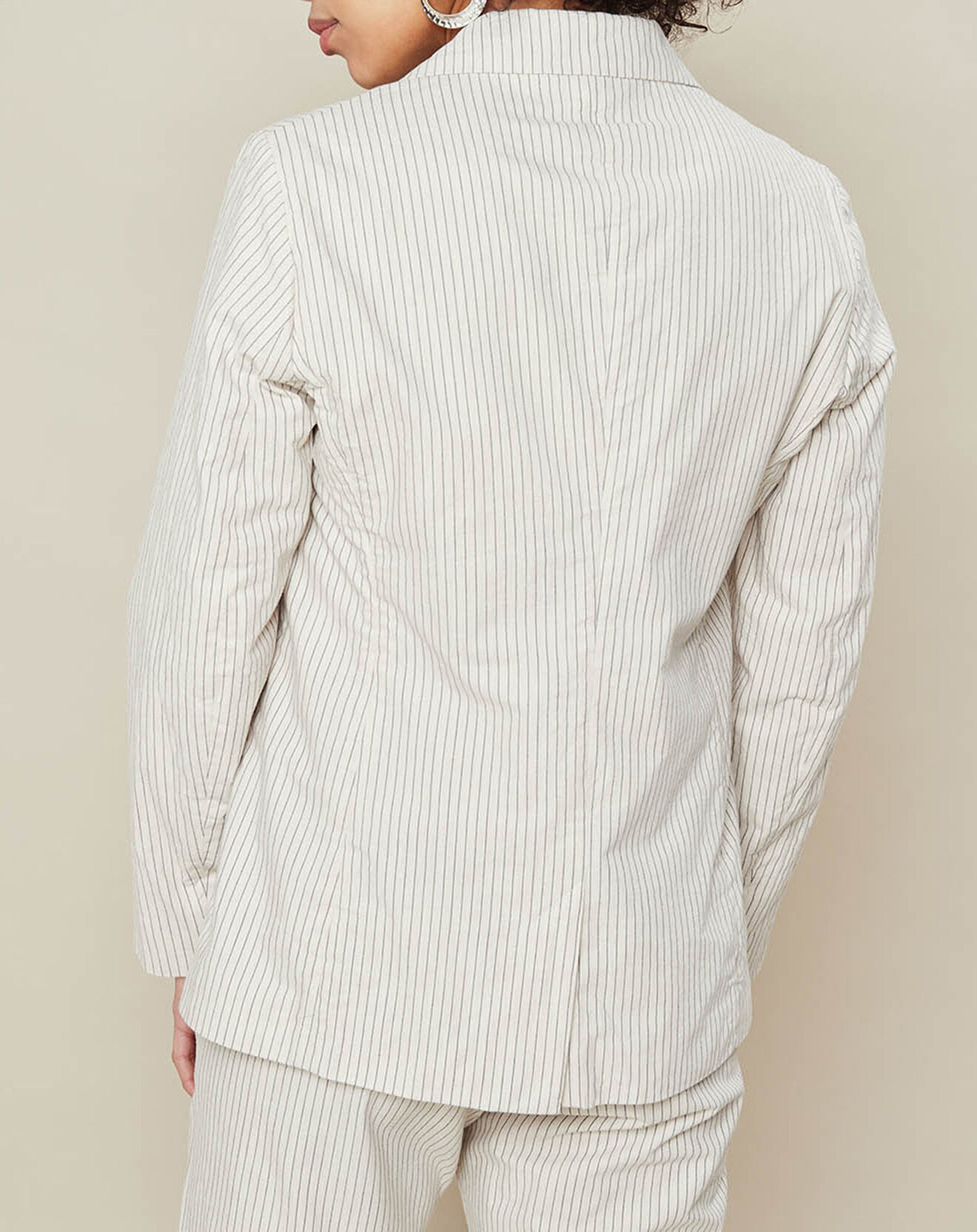 Hartford Blazer Virna à rayures bleu/beige