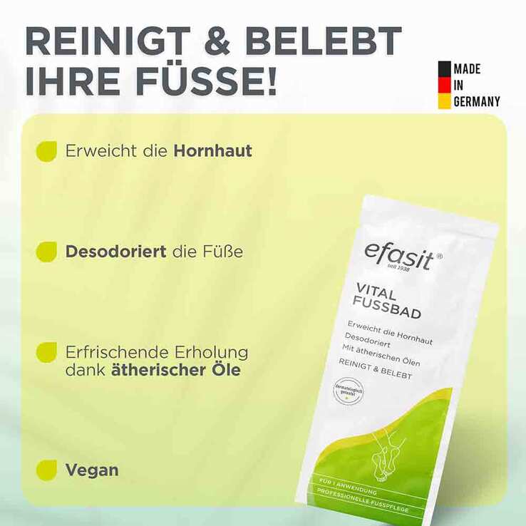 Efasit Vital Fußbad Sachet, 15 g
