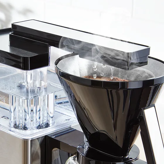 Melitta Aroma Signaturedeluxe - Kaffemaskine - 10 Kopper - Rustfrit stål