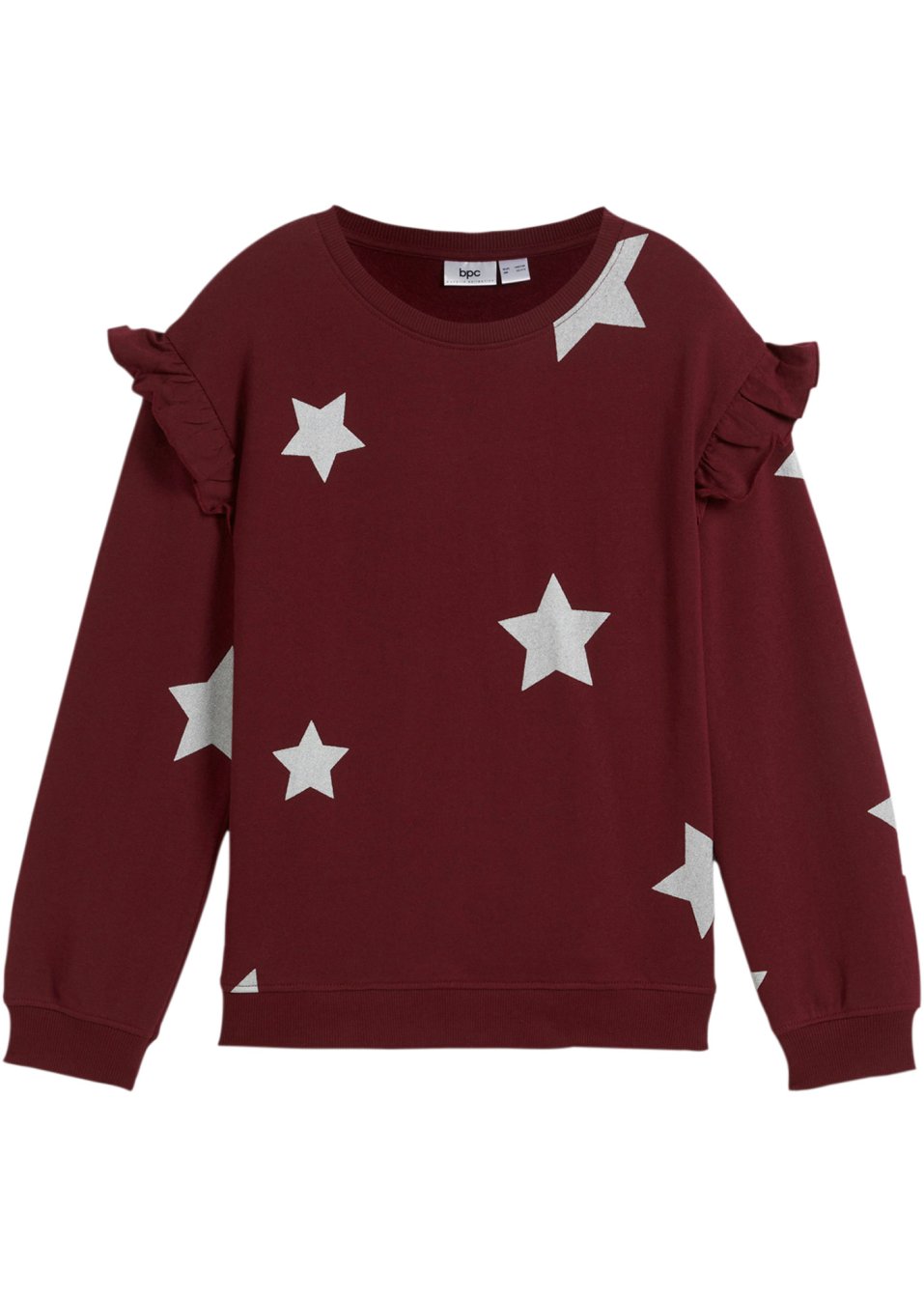 Sweat-shirt fille à volants