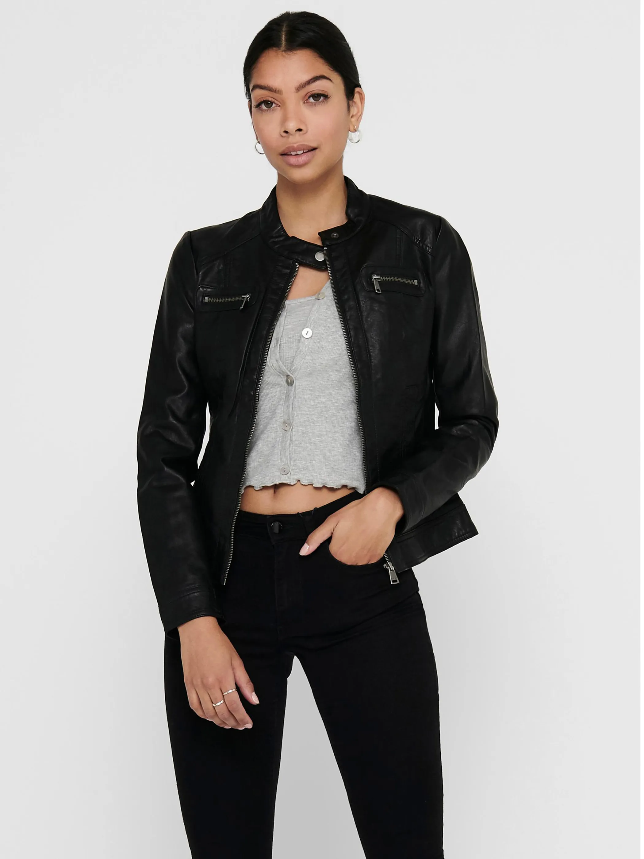 Only BANDIT PU BIKER NOOS Lederimitatjacke