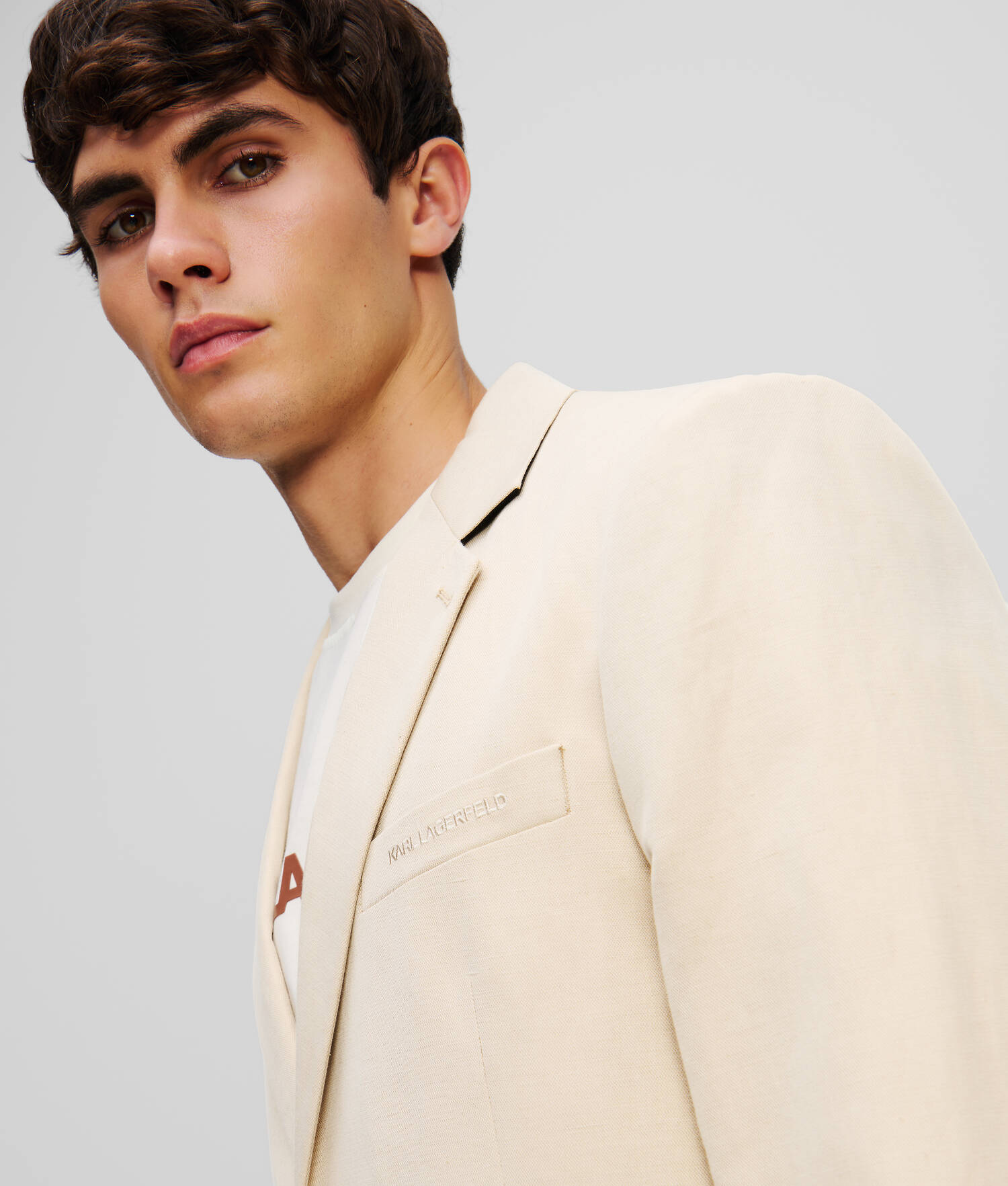 BLAZER EN LIN - Trench Coat