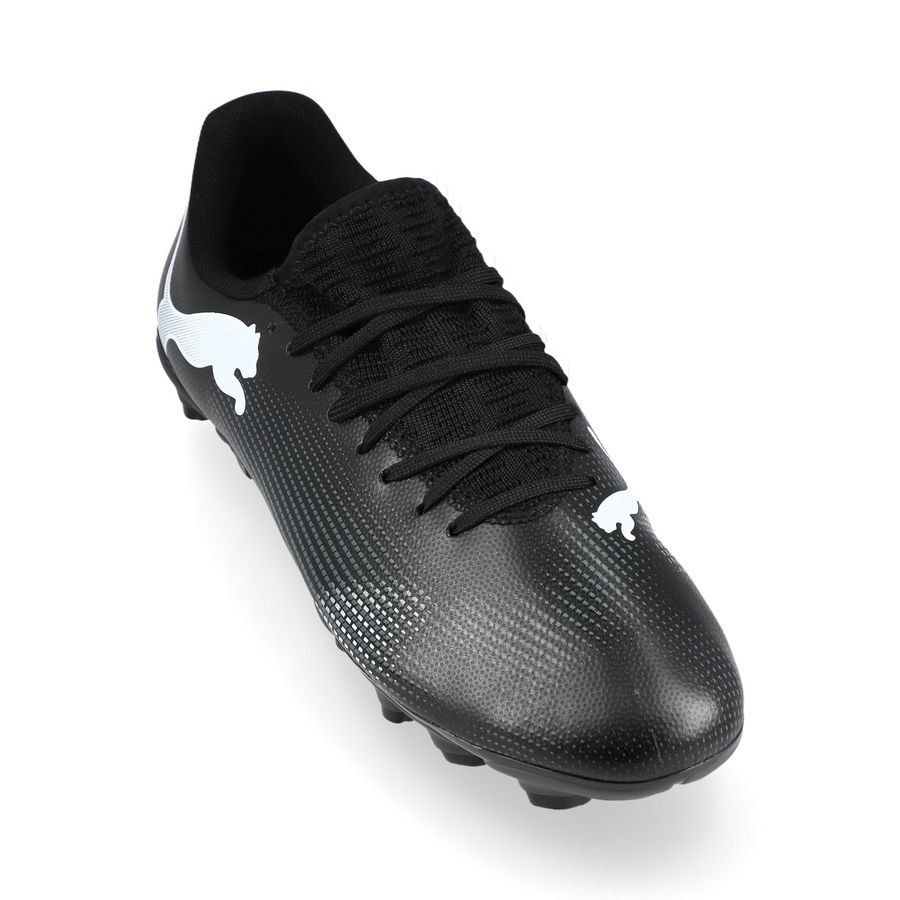 PUMA Future 7 Play FG/AG Eclipse - Noir/Blanc Enfant