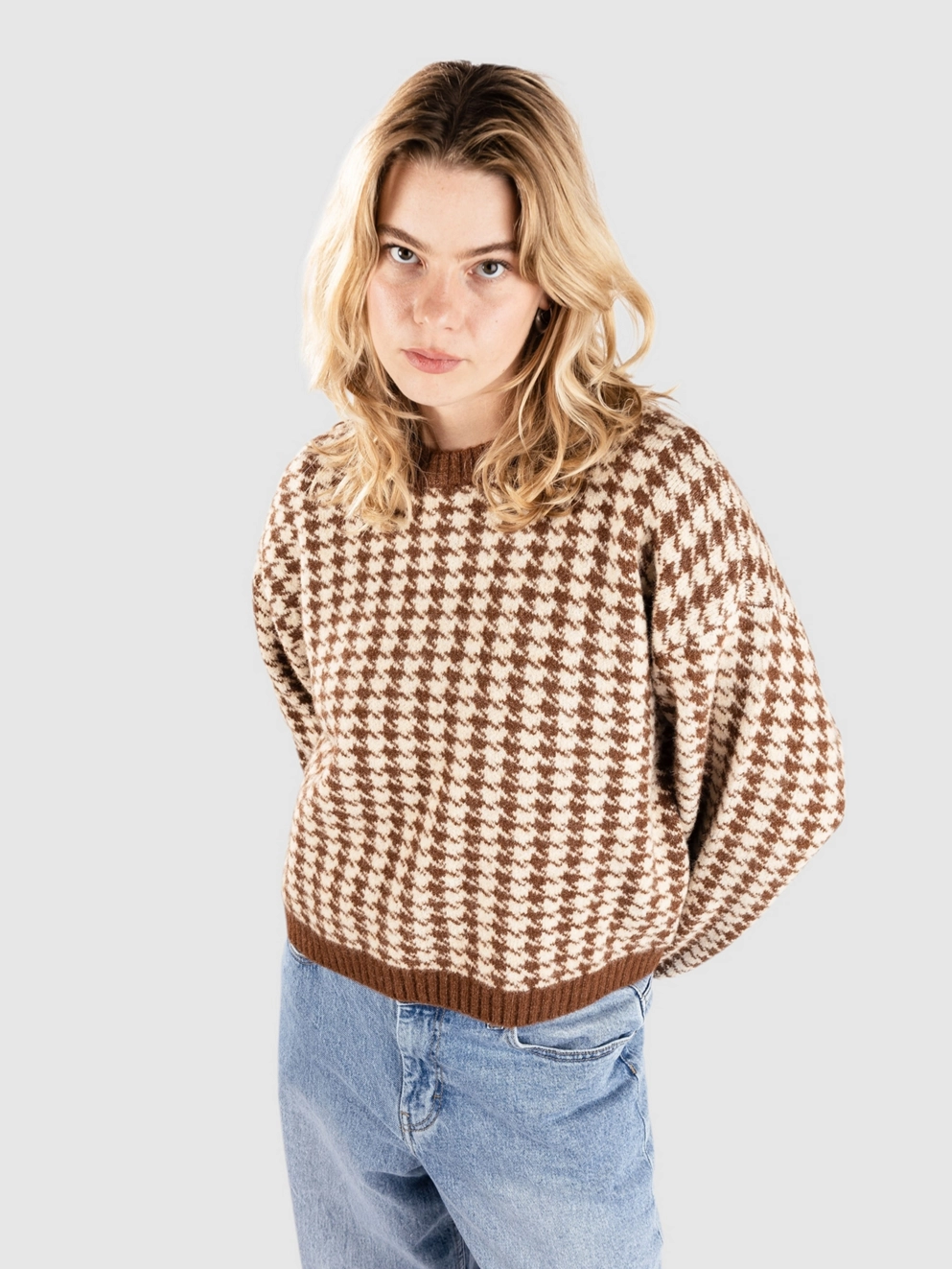 RVCA Prep Pullover mocha bisque