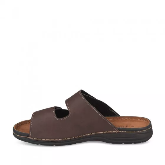 Mules MARRON GREEN RELAX
