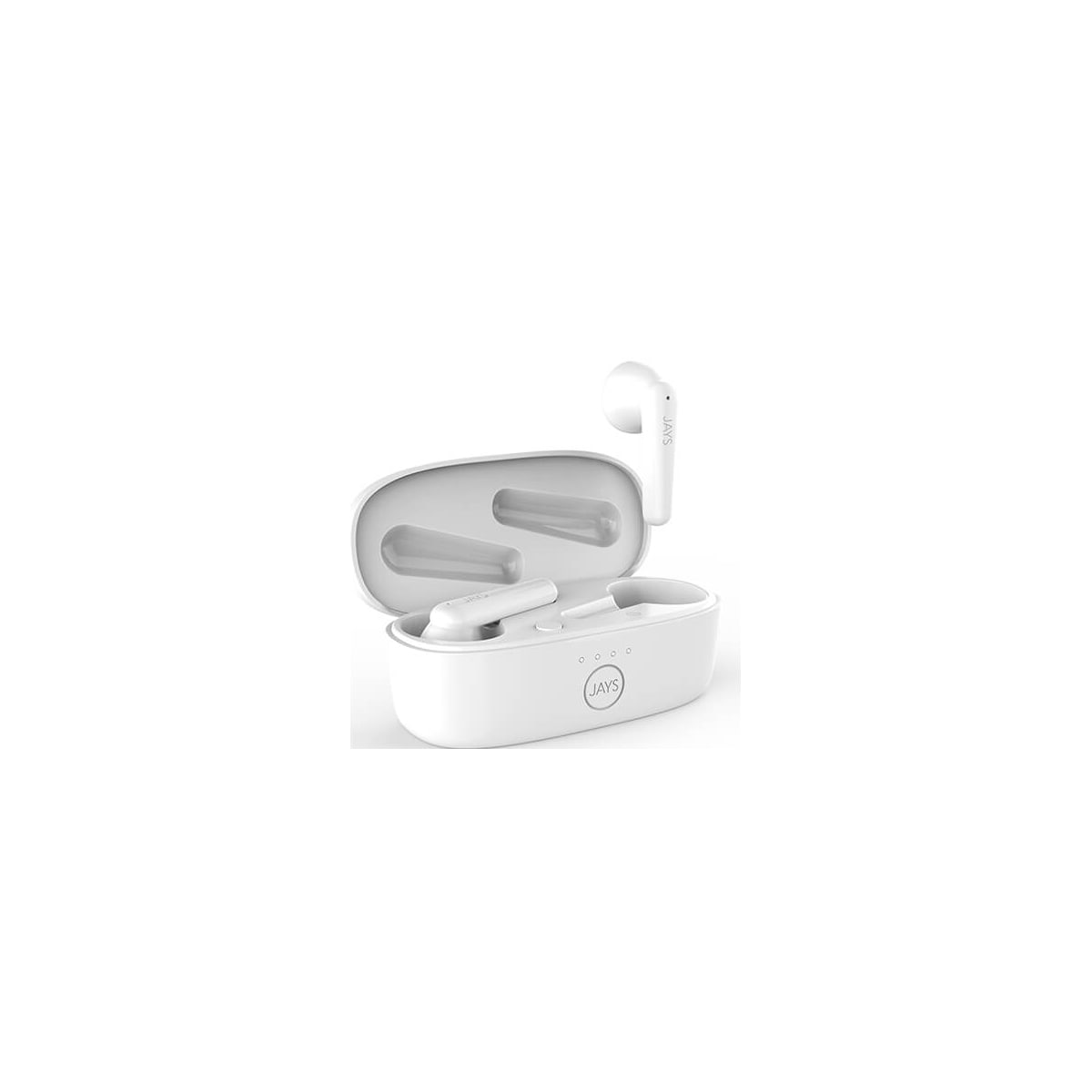 Jays t-Six helt trådløse in-ear hodetelefoner (hvit)