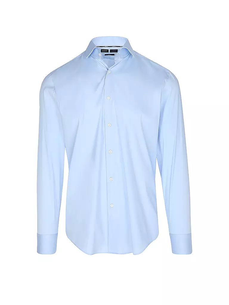 BOSS Hemd Slim Fit P-HANK hellblau