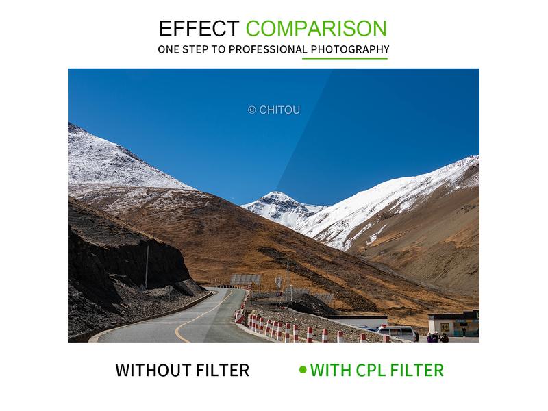7Artisans Polfilter CPL – 77 mm Zirkularer Polfilter mit Antireflexbeschichtung
