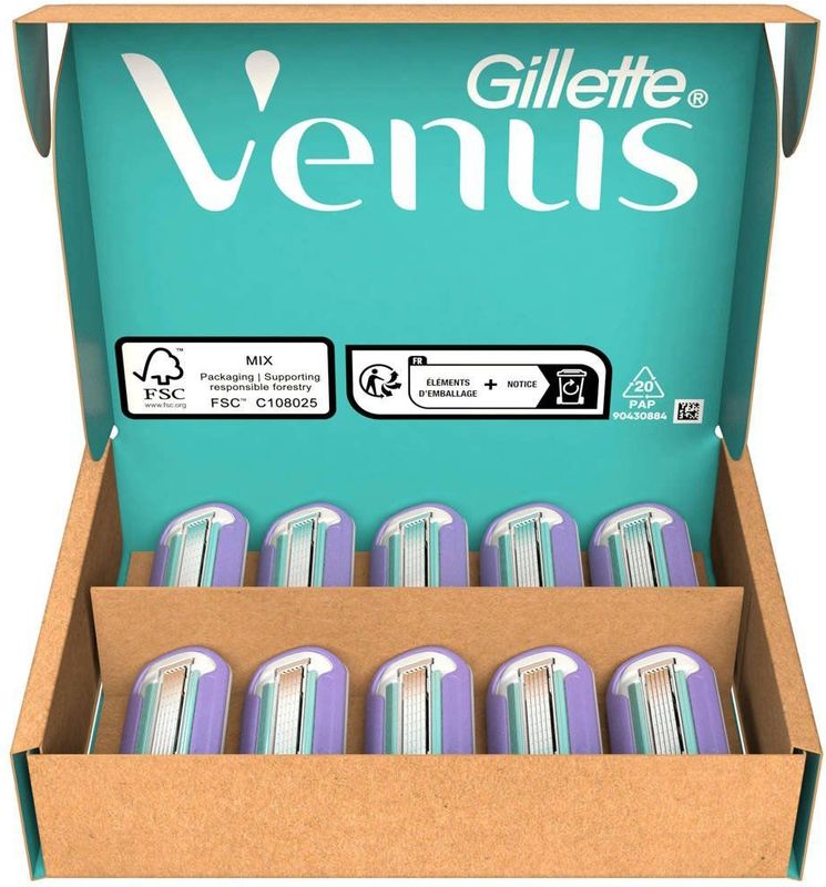 Gillette Venus Scheermesjes Deluxe Smooth Swirl - 10 Navulmesjes