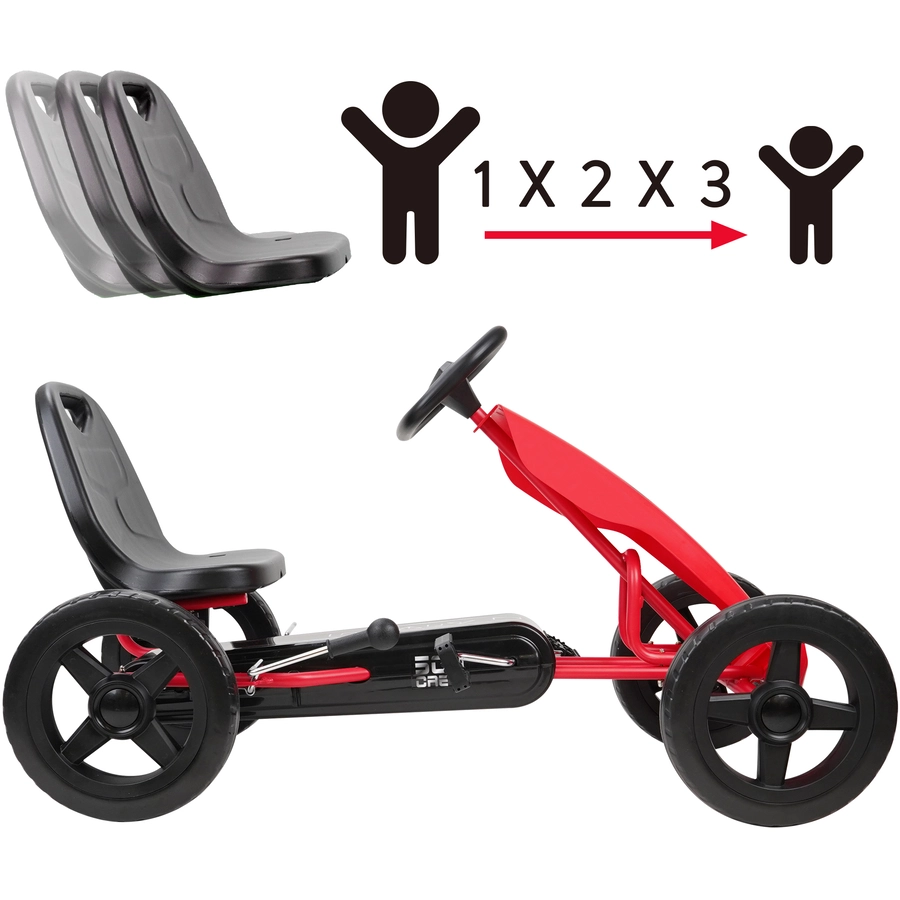 509 Crew Race Z Kids Go-Kart Red