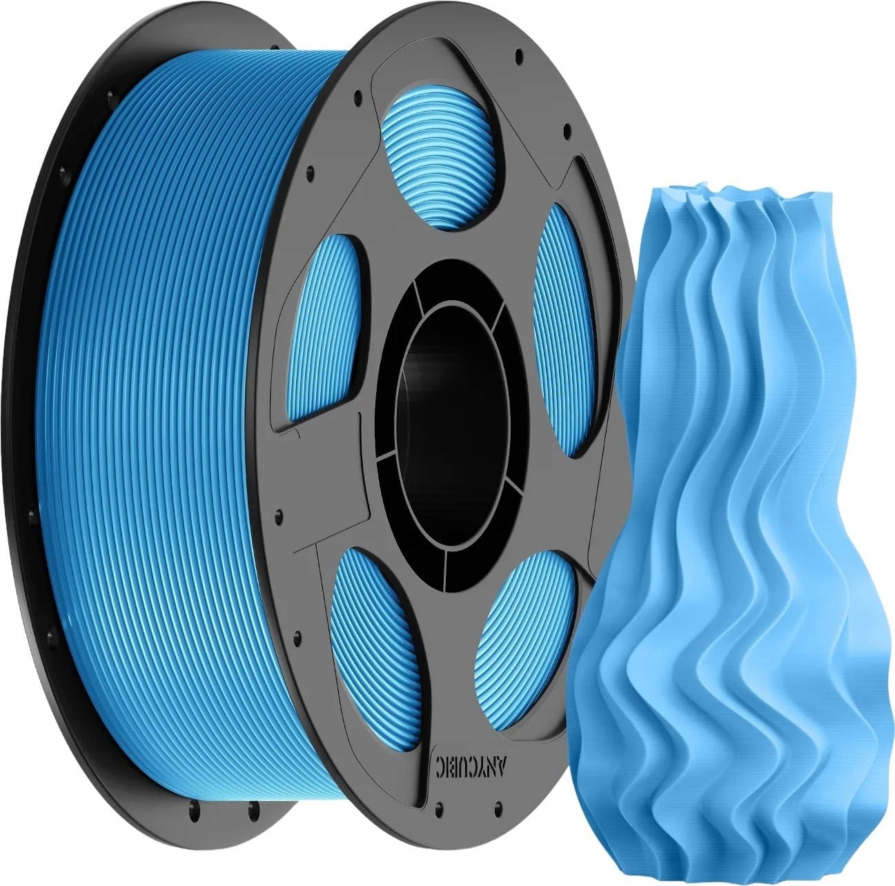 Anycubic  PLA Basic Cyan, 1,75 mm / 1000 g    Leicht zu druckendes PLA in Cyan