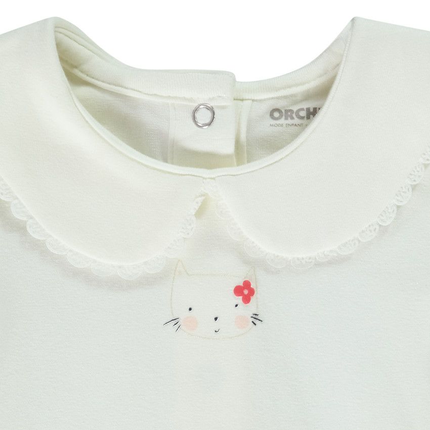 Ensemble 4 pièces imprimé fleurs pour bébé fille - Rouge