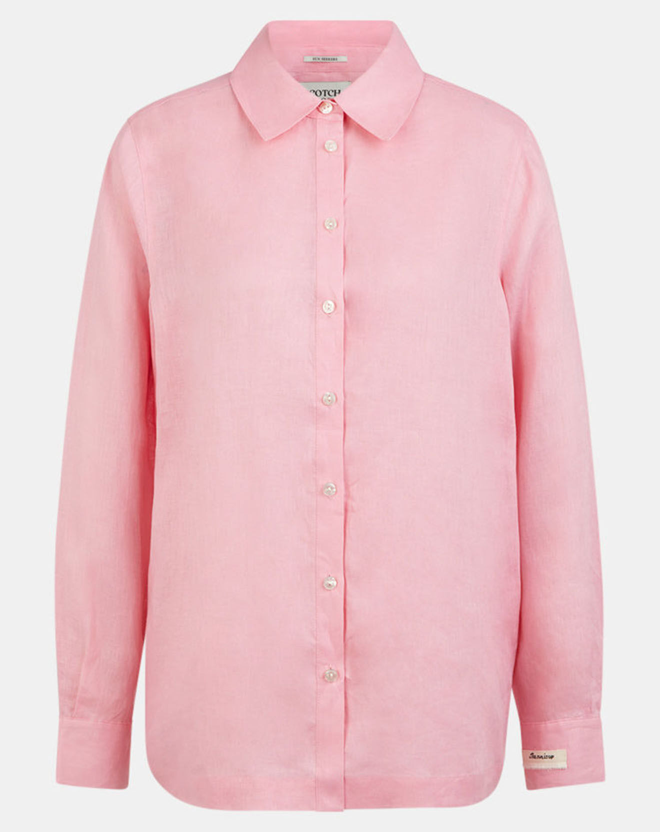 Scotch & Soda Chemise 100% Lin ample rose