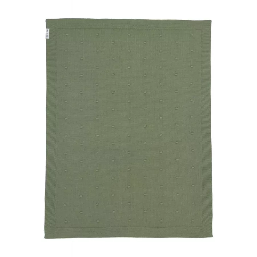 MEYCO Babydecke klein Mini Knots Forest Green 75 x 100 cm