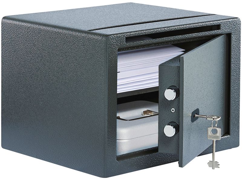 Burgwächter Möbeltresor mit Einwurfschlitz PS 120 K EWS Möbeltresor