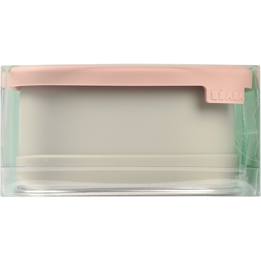 BEABA® Lunchbox aus Edelstahl - velvet graudusty rosa
