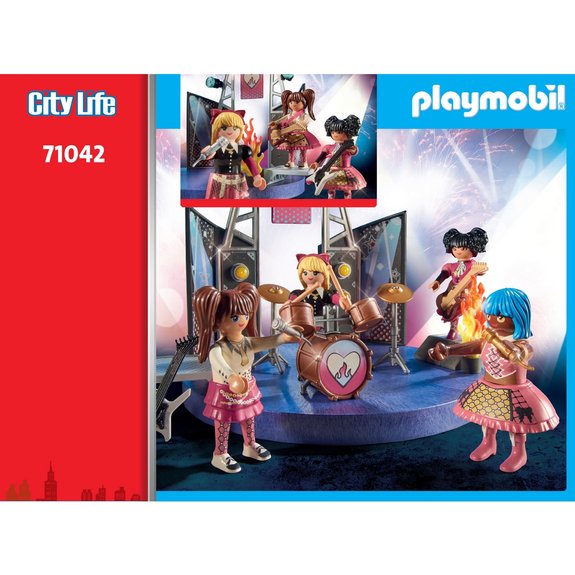 Groupe de rock Playmobil City Life 71042