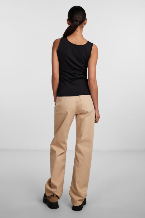 Pieces zwarte dames top