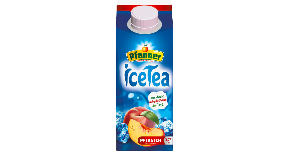 Pfanner Eistee Pfirsich 0,75 Liter (Einweg)