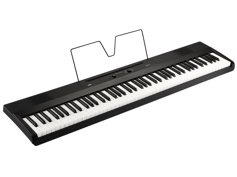 Korg E-Piano Liano – Schwarz Digitalpiano in schlankem Design für Anfänger