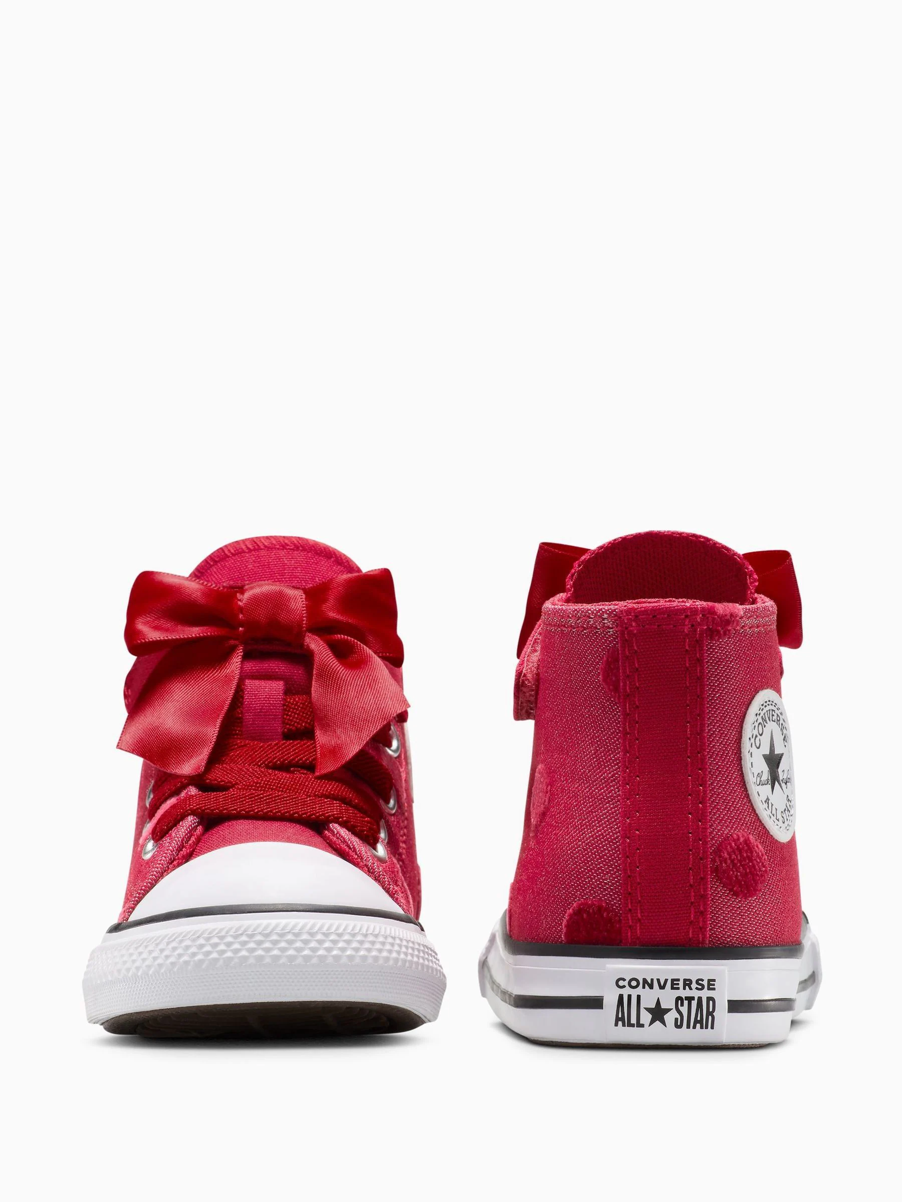 Converse Chuck Taylor Toddler Bow High Trainers