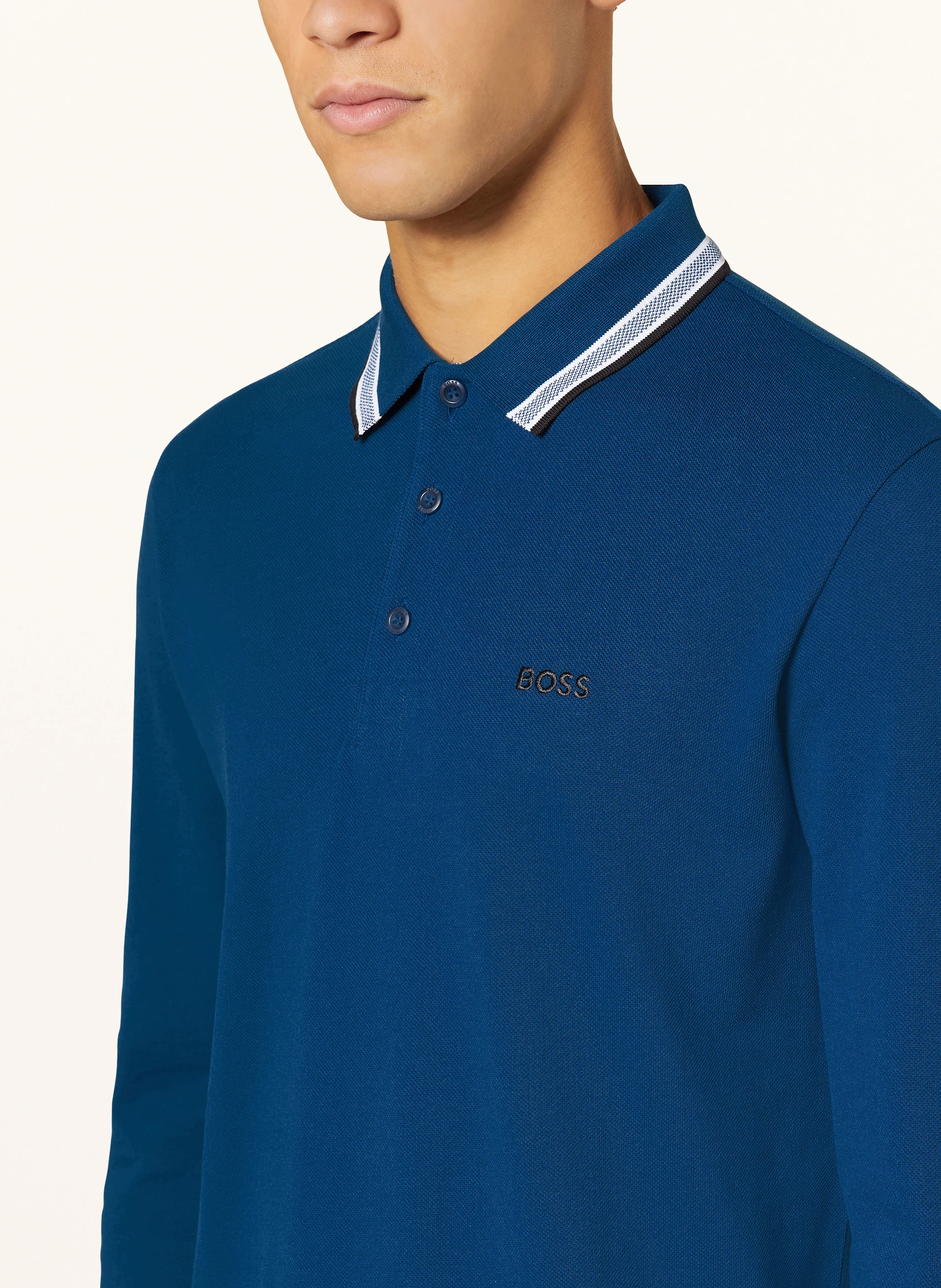 BOSS Piqué-Poloshirt PLISY