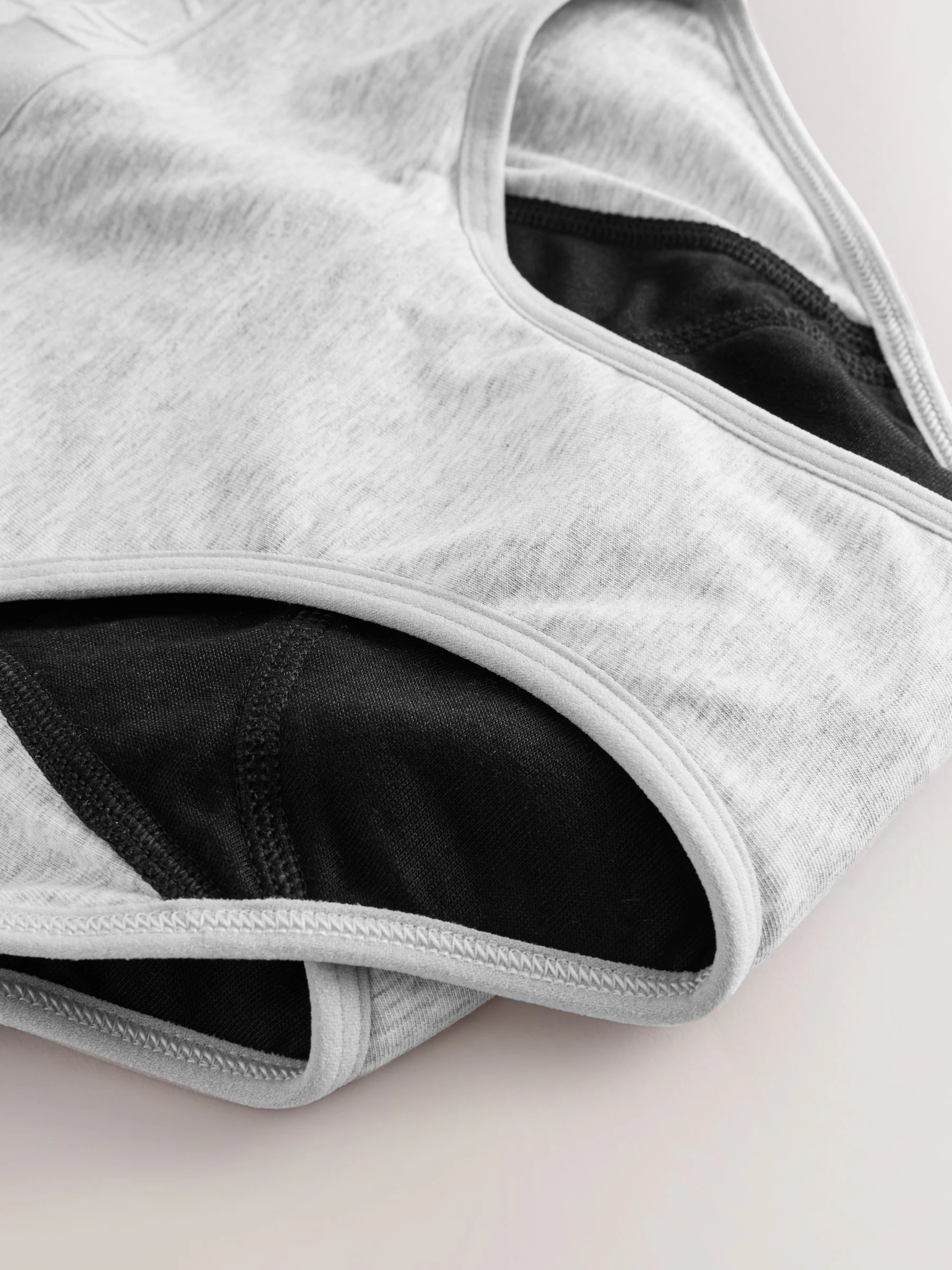 Grijs - Heavy Flow joggingbroek voor tieners (7-16jr)