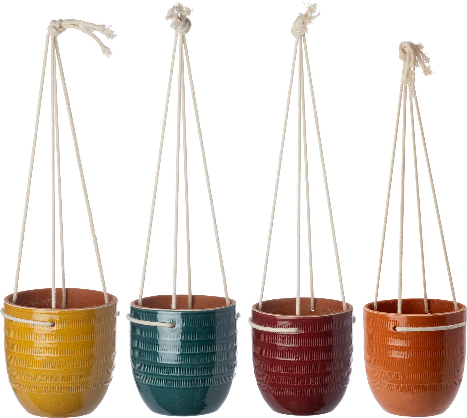 Intratuin hangpot Rumi blauw D 15 H 15 cm