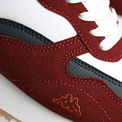 Baskets Logo Arvika 311F41W White Blue Deep Red Ochre