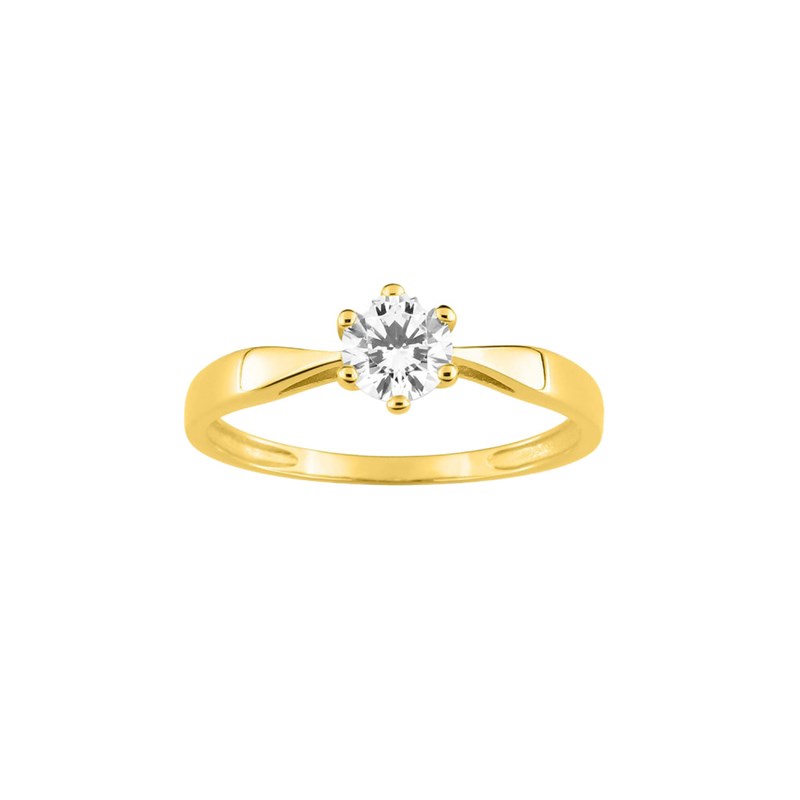 Bague Femme - Oxyde de zirconium - Or 18 Carats