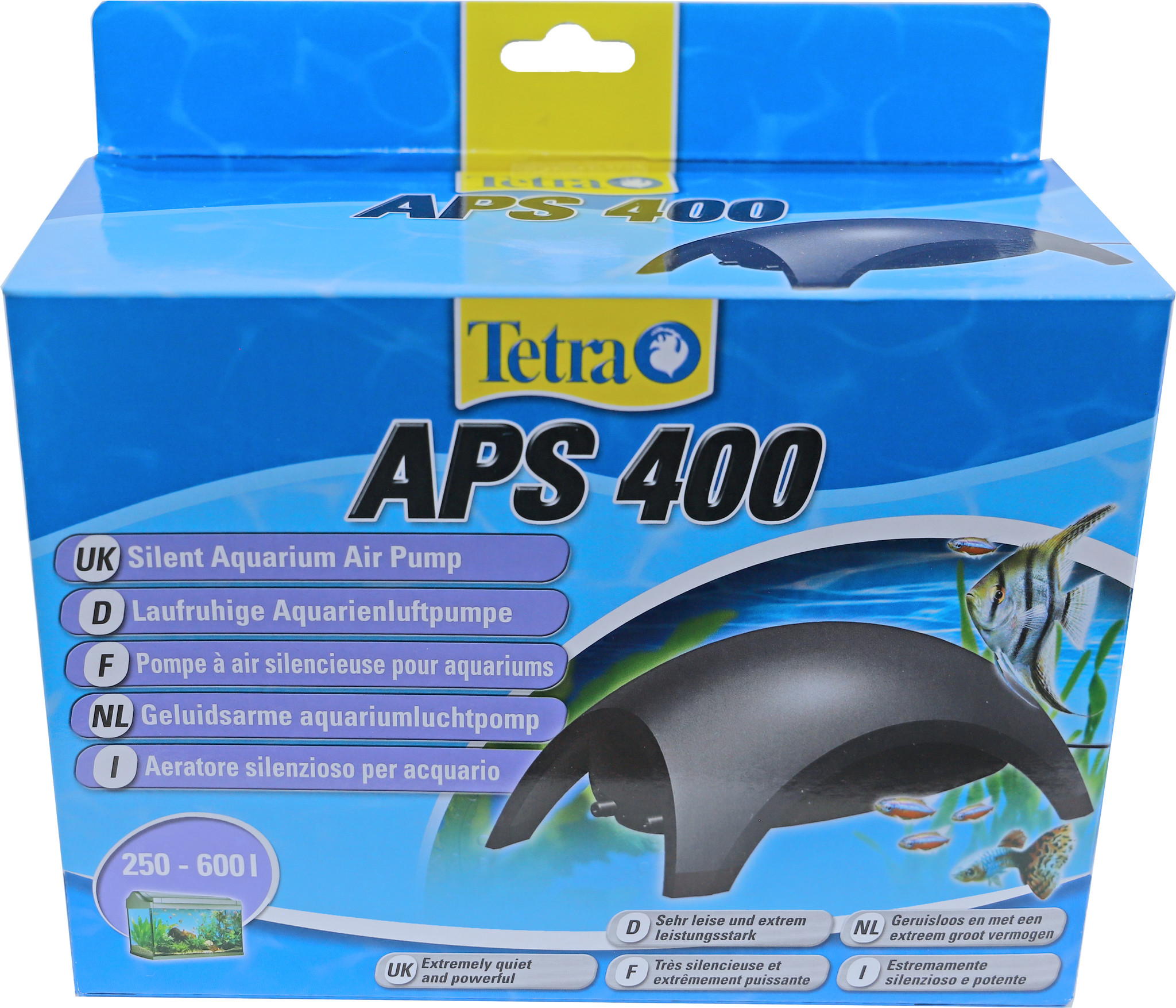 Tetra Luchtpomp APS 400 Grijs | Stille luchtpomp