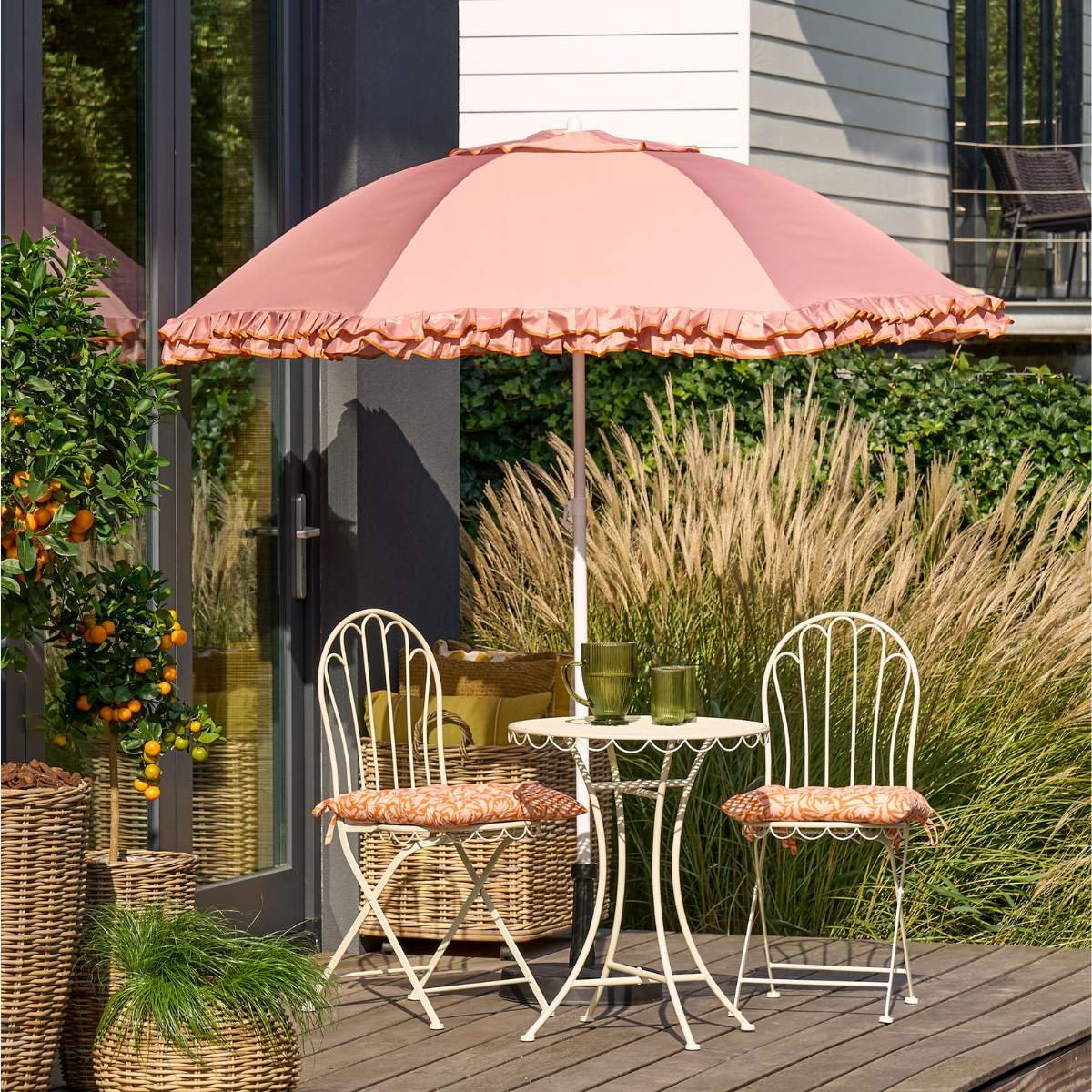 Mica Decorations Kantelbare Parasol 238 x Ã195 cm