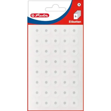 Herlitz Lochverstärkungsringe, 13 mm, weiß