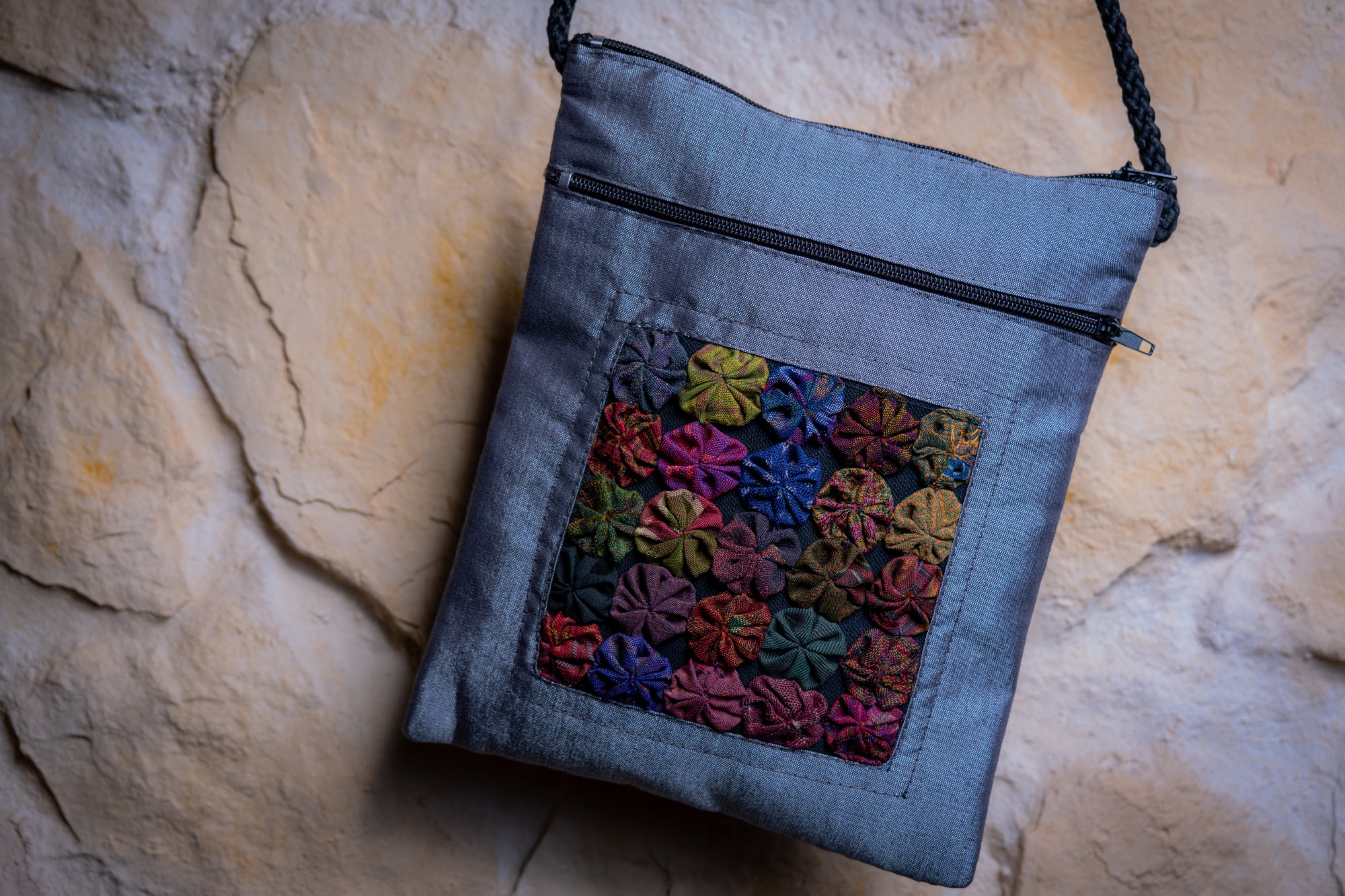Schultertasche, türkis, B 16 cm, H 19 cm günstig bestellen