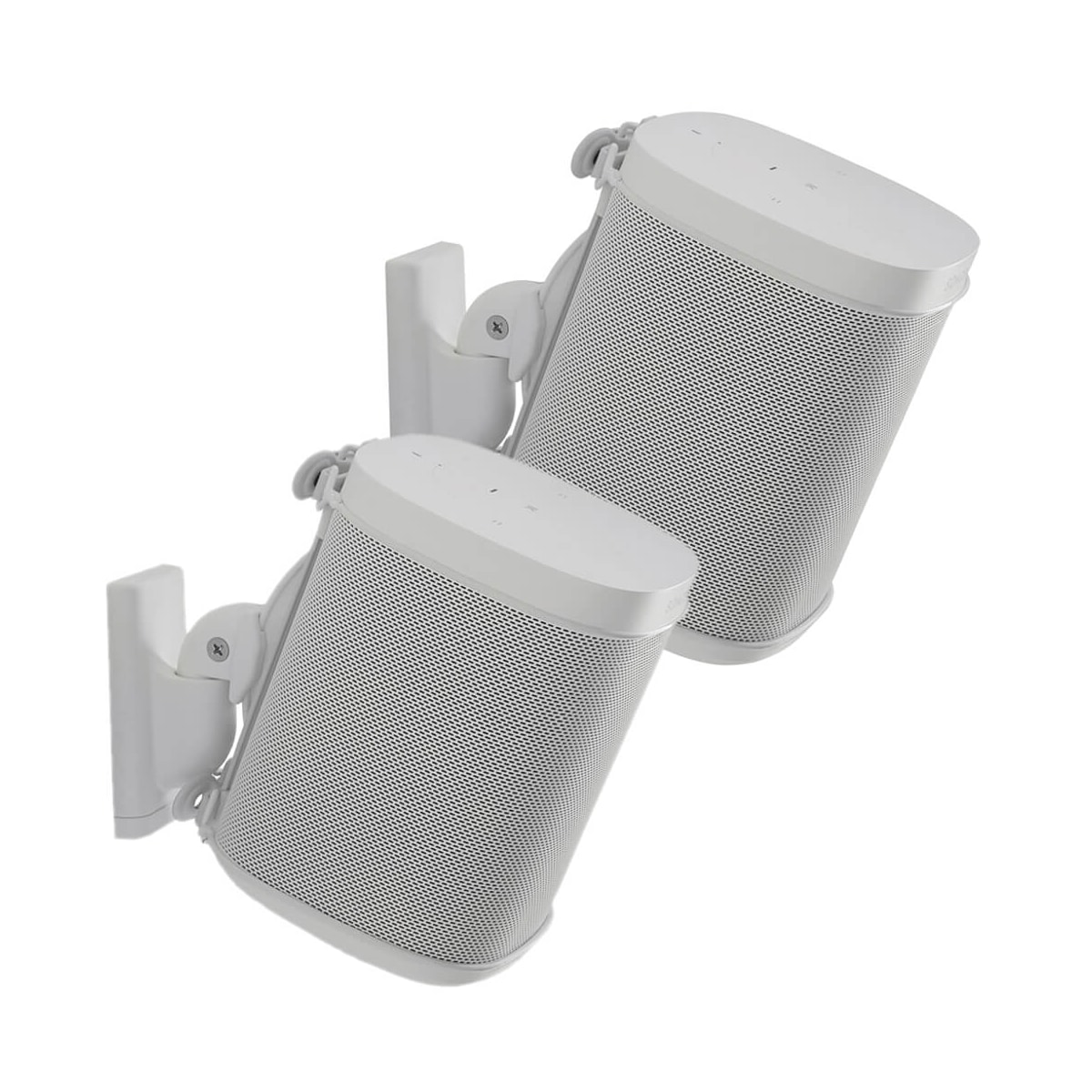 SANUS Wall Mount for Sonos One SL Play:1 Play:3 Pair White