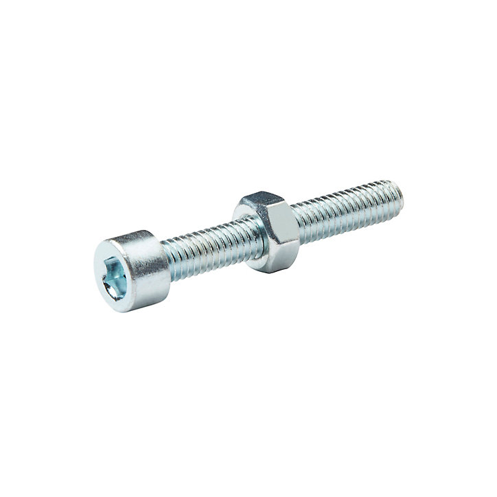 20 boulons tête cylindrique acier zingué 6 x 40 mm