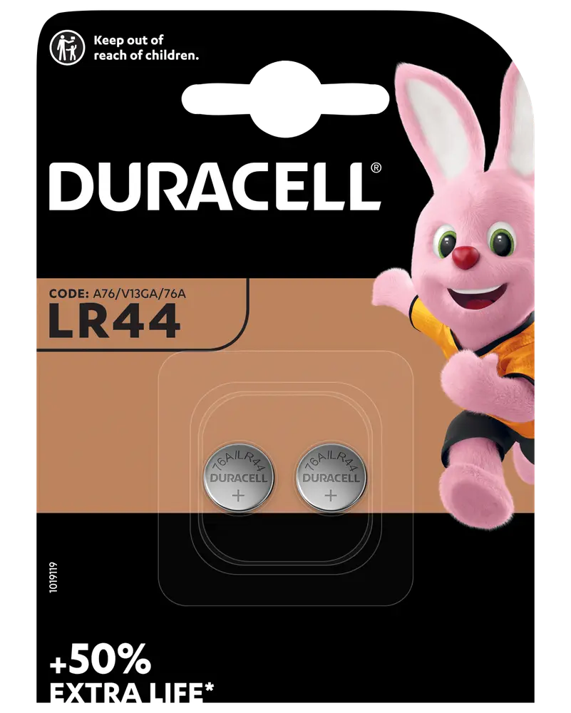 DURACELL Batteri LR44 2-pak