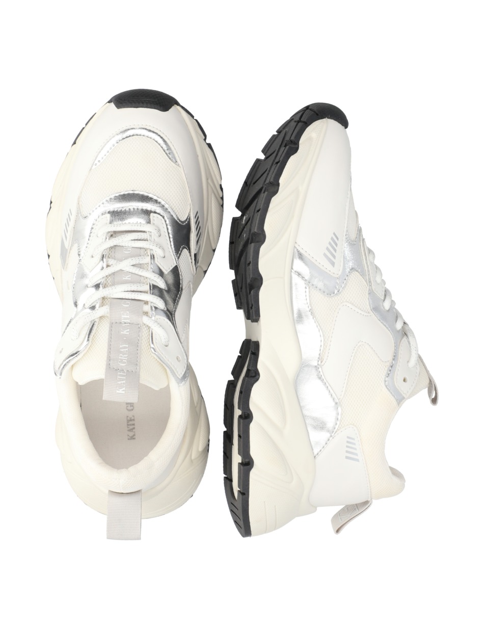 Lederkombination Sneaker